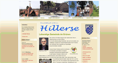 Desktop Screenshot of hillerse.de